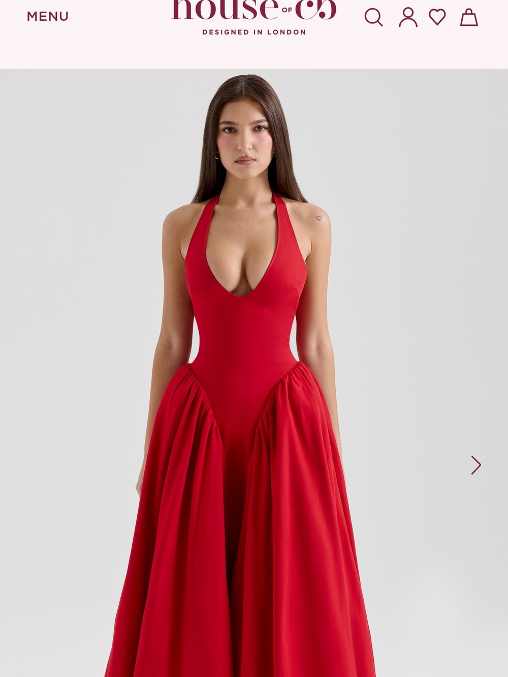 House Of CB Marilyn Halter Dress